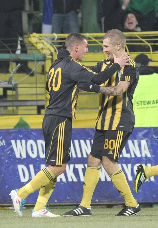 Football. I liga. GKS Katowice - Olimpia Grudziadz. 19.11.2011