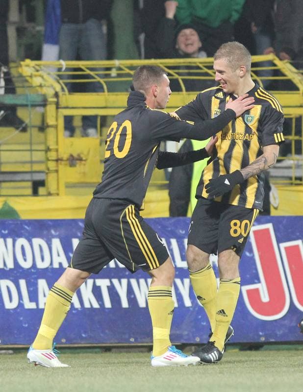 Football. I liga. GKS Katowice - Olimpia Grudziadz. 19.11.2011