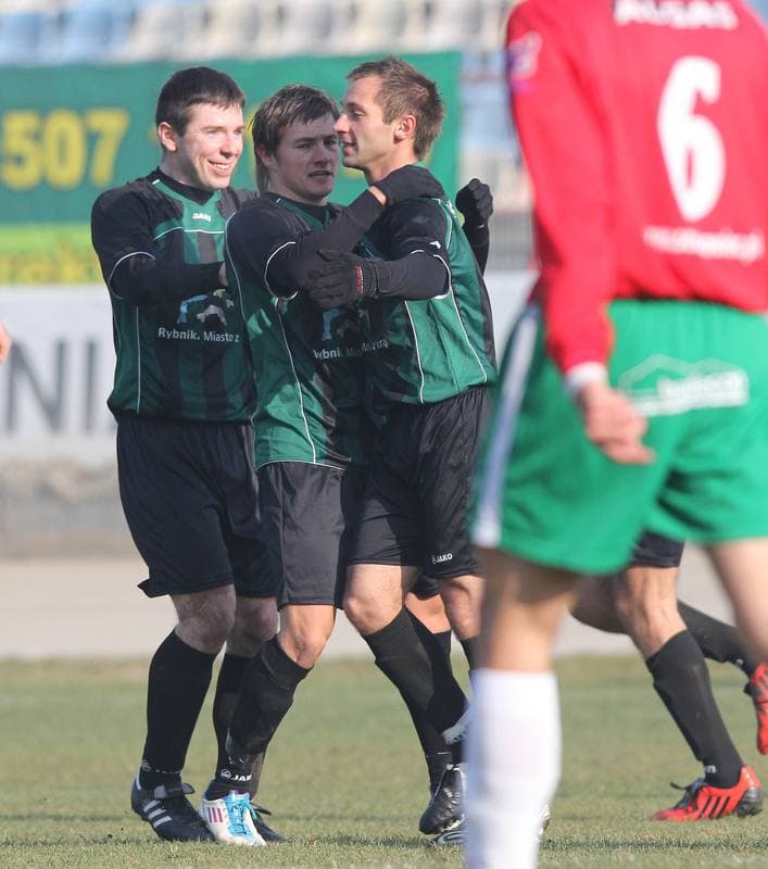 Football. II liga. Energetyk ROW Rybnik - Zaglebie Sosnowiec. 13.11.2011