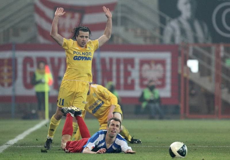 Football. I liga. Piast Gliwice - Arka Gdynia. 12.11.2011