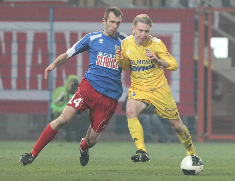 Football. I liga. Piast Gliwice - Arka Gdynia. 12.11.2011