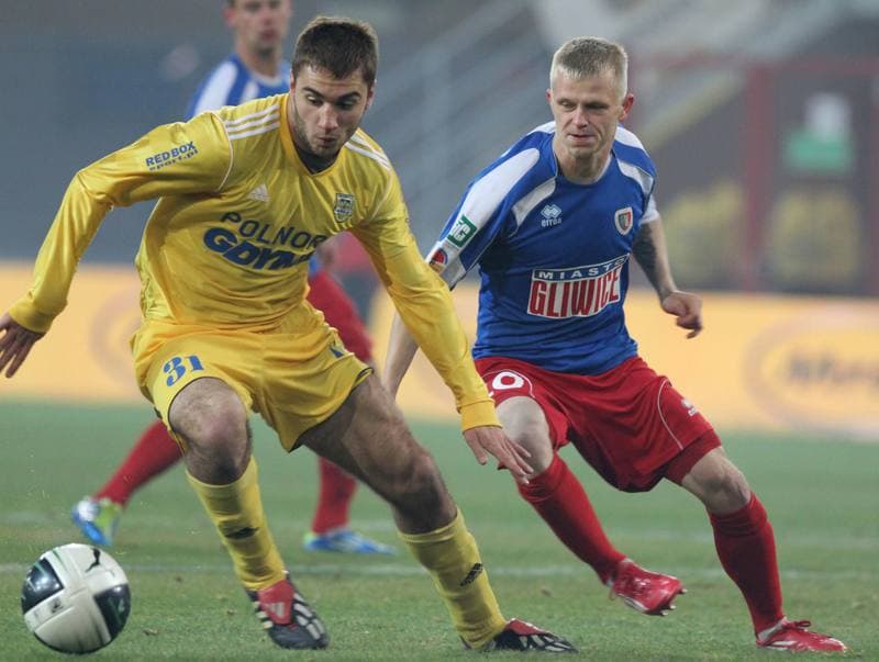 Football. I liga. Piast Gliwice - Arka Gdynia. 12.11.2011