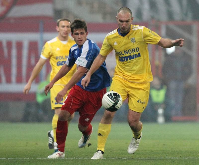 Football. I liga. Piast Gliwice - Arka Gdynia. 12.11.2011