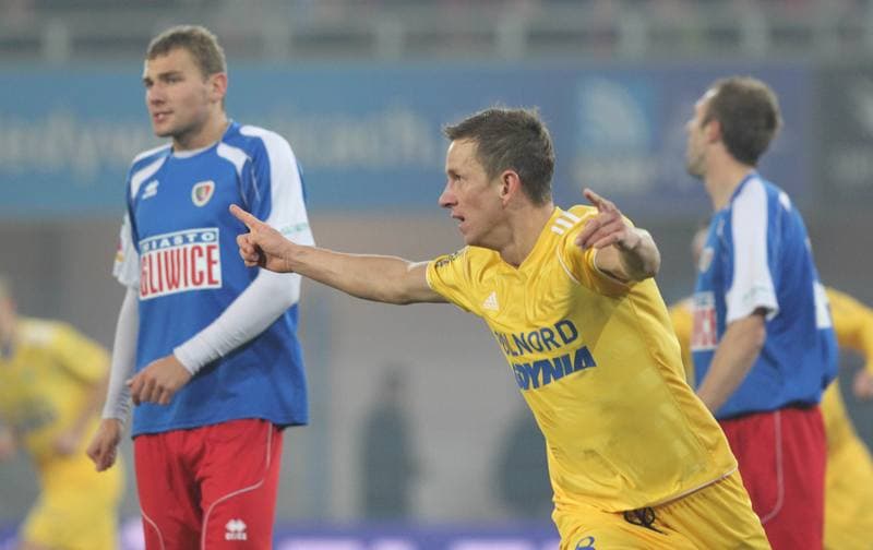 Football. I liga. Piast Gliwice - Arka Gdynia. 12.11.2011
