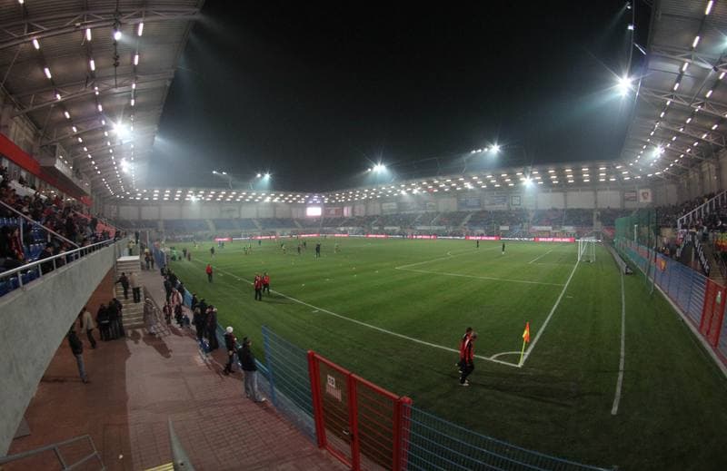 Football. I liga. Piast Gliwice - Arka Gdynia. 12.11.2011