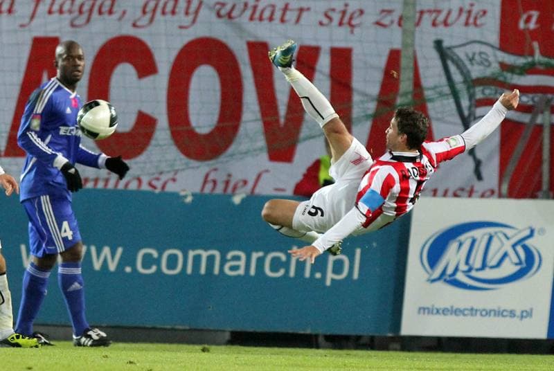 Football. T-Mobile Ekstraklasa. Cracovia Krakow - Wisla Krakow. 06.11.2011
