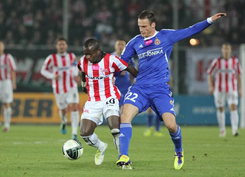 Football. T-Mobile Ekstraklasa. Cracovia Krakow - Wisla Krakow. 06.11.2011
