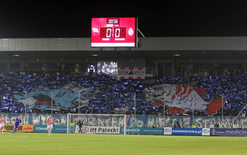 Football. T-Mobile Ekstraklasa. Cracovia Krakow - Wisla Krakow. 06.11.2011