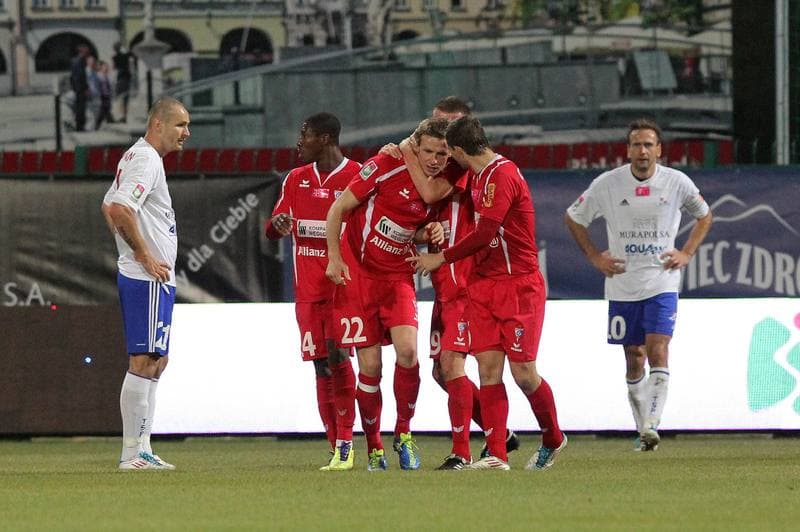 Football. Sparing. Podbeskidzie Bielsko-Biala - Gornik Zabrze. 11.11.2011