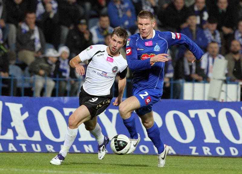 Football. T-Mobile Ekstraklasa. Ruch Chorzow - Polonia Warszawa. 31.10.2011