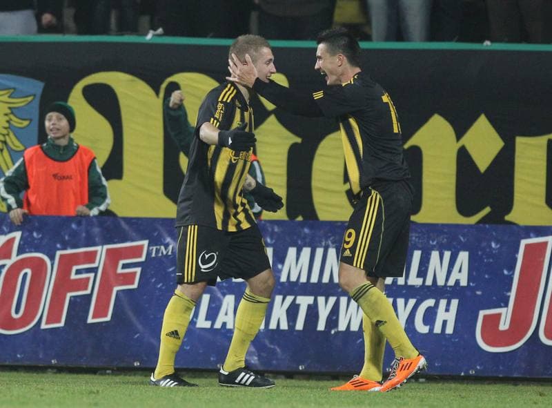 Football. I liga. GKS Katowice - Sandecja Nowy Sacz. 29.10.2011