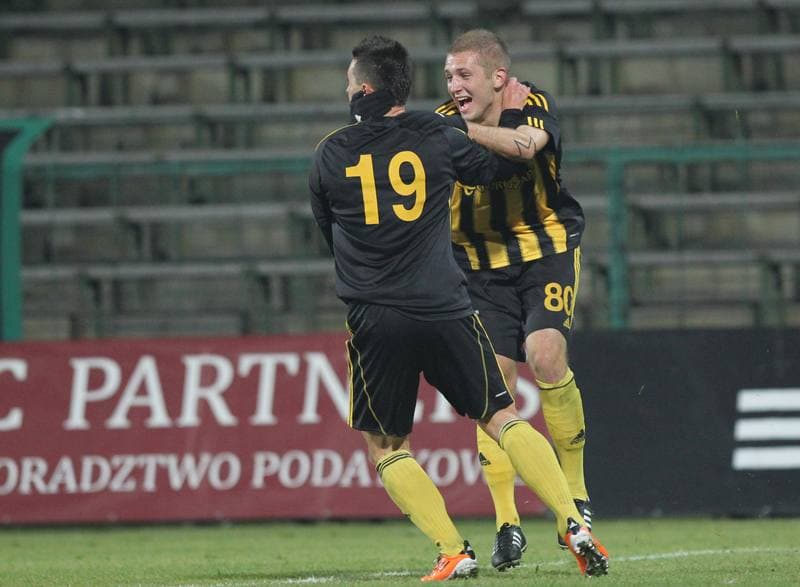 Football. I liga. GKS Katowice - Sandecja Nowy Sacz. 29.10.2011