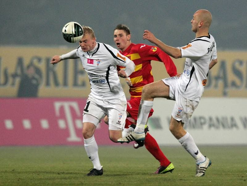 Football. T-Mobile Ekstraklasa. Gornik Zabrze - Jagiellonia Bialystok. 28.10.2011