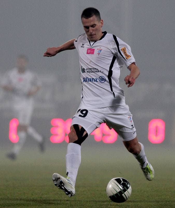 Football. T-Mobile Ekstraklasa. Gornik Zabrze - Jagiellonia Bialystok. 28.10.2011