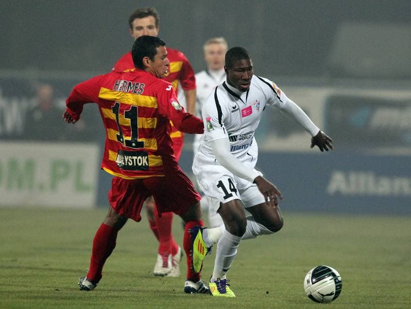 Football. T-Mobile Ekstraklasa. Gornik Zabrze - Jagiellonia Bialystok. 28.10.2011