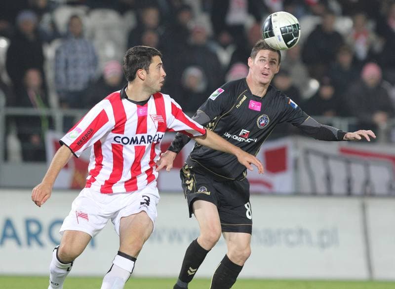 Football. T-Mobile Ekstraklasa. Cracovia Krakow - Polonia Warszawa. 24.10.2011