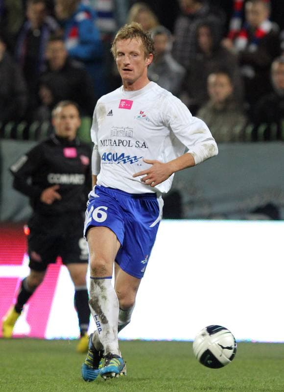 Football. T-Mobile Ekstraklasa. Podbeskidzie Bielsko-Biala - Cracovia Krakow. 14.10.2011