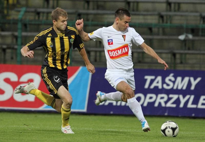 Football. I liga. GKS Katowice - Pogon Szczecin. 12.10.2011
