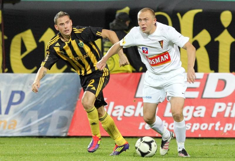 Football. I liga. GKS Katowice - Pogon Szczecin. 12.10.2011
