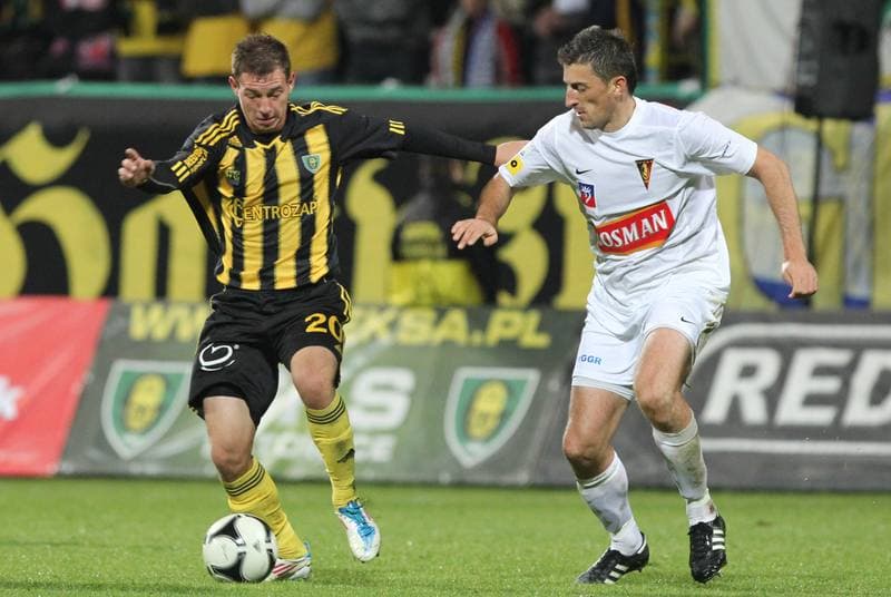 Football. I liga. GKS Katowice - Pogon Szczecin. 12.10.2011
