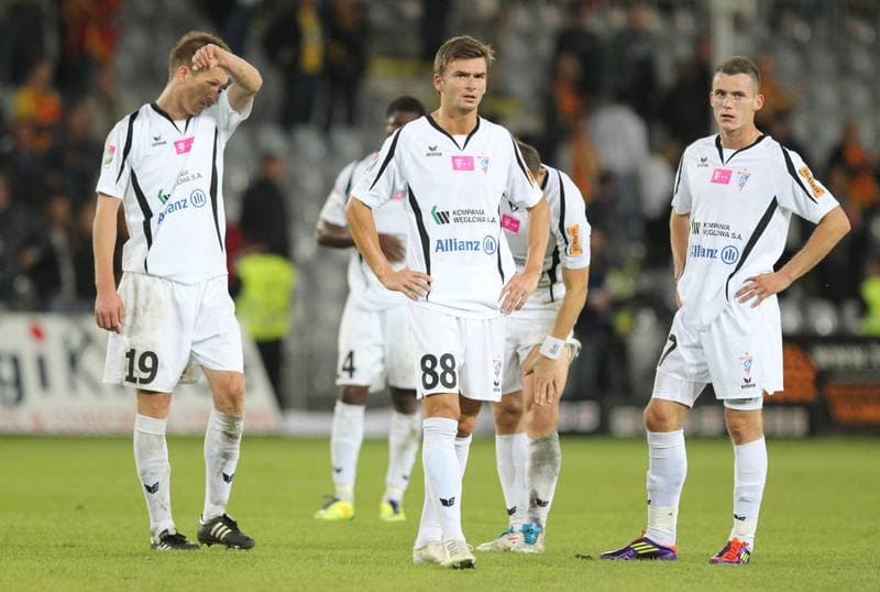 Football. T-Mobile Ekstraklasa. Korona Kielce - Gornik Zabrze. 03.10.2011