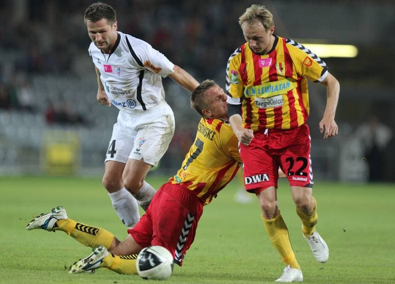 Football. T-Mobile Ekstraklasa. Korona Kielce - Gornik Zabrze. 03.10.2011