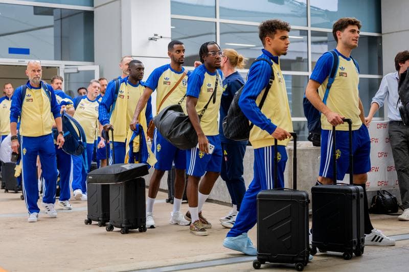 Football. World Cup 2026. Sweden. Arrival. 06.06.2026
