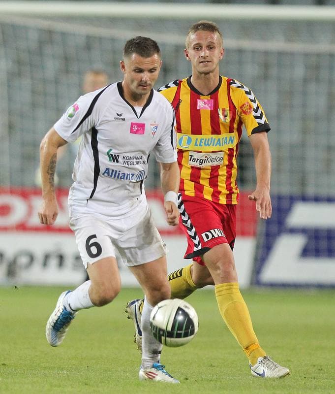 Football. T-Mobile Ekstraklasa. Korona Kielce - Gornik Zabrze. 03.10.2011