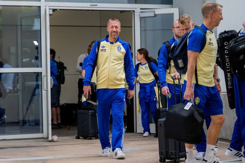 Football. World Cup 2026. Sweden. Arrival. 06.06.2026