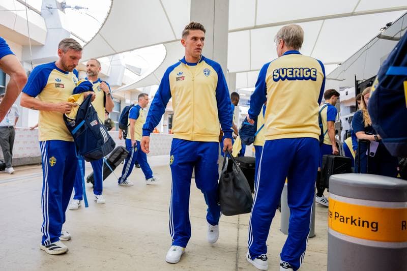 Football. World Cup 2026. Sweden. Arrival. 06.06.2026