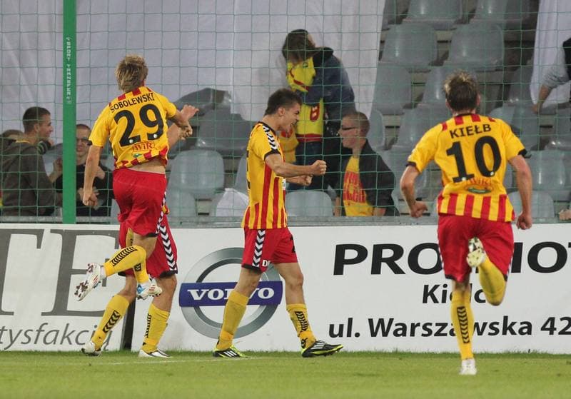 Football. T-Mobile Ekstraklasa. Korona Kielce - Gornik Zabrze. 03.10.2011