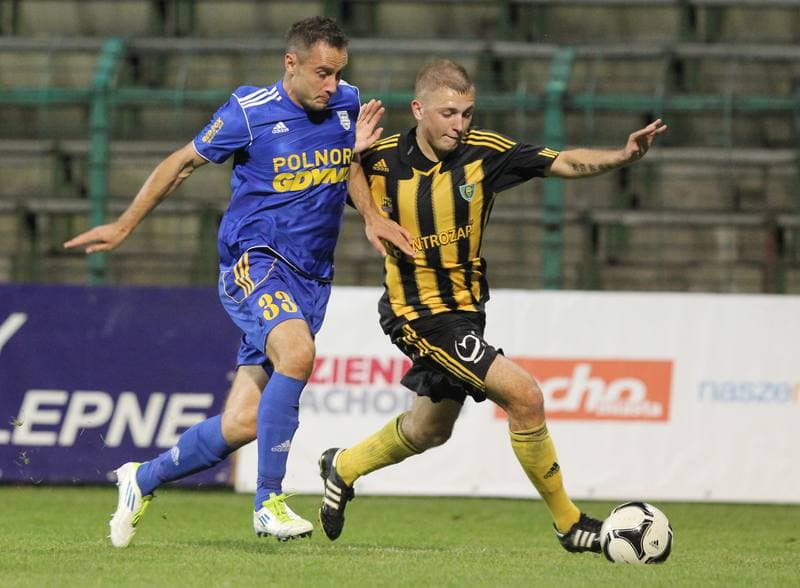 Football. I liga. GKS Katowice - Arka Gdynia. 01.10.2011