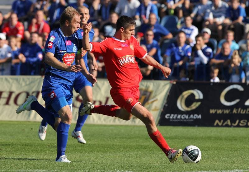 Football. T-Mobile Ekstraklasa. Ruch Chorzow - Widzew Lodz. 01.10.2011