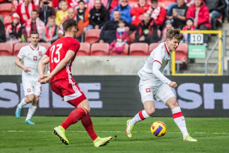 Football. eMME. Poland - Hungary. 29.03.2022