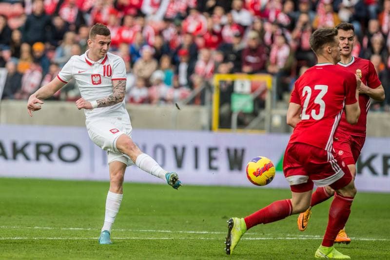 Football. eMME. Poland - Hungary. 29.03.2022