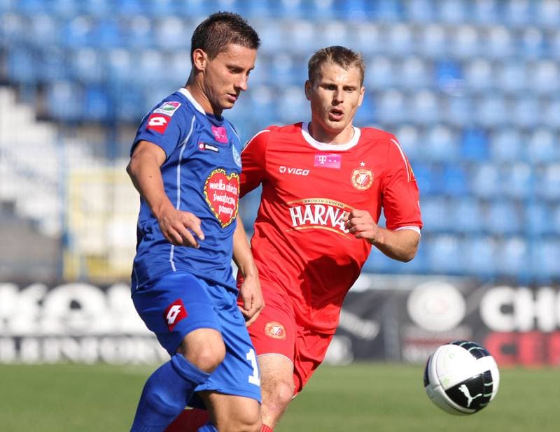 Football. T-Mobile Ekstraklasa. Ruch Chorzow - Widzew Lodz. 01.10.2011