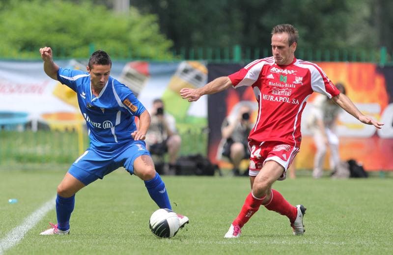 Football. Sparing. Podbeskidzie Bielsko-Biala - Gornik Zabrze. 11.11.2011