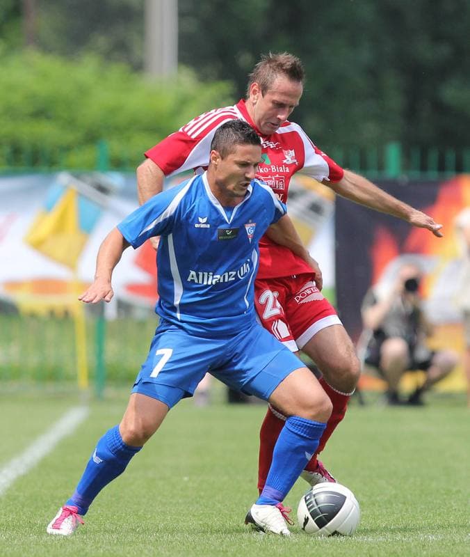 Football. Sparing. Podbeskidzie Bielsko-Biala - Gornik Zabrze. 11.11.2011