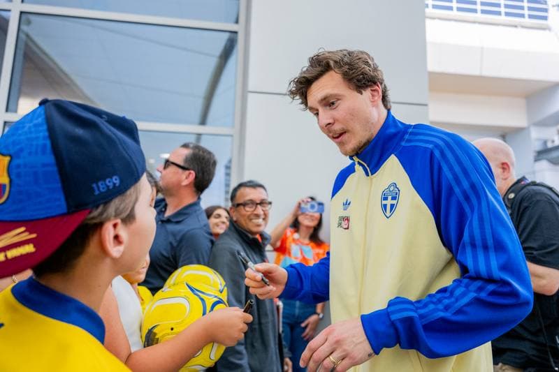 Football. World Cup 2026. Sweden. Arrival. 06.06.2026