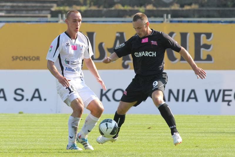 Football. T-Mobile Ekstraklasa. Gornik Zabrze - Cracovia Krakow. 24.09.2011