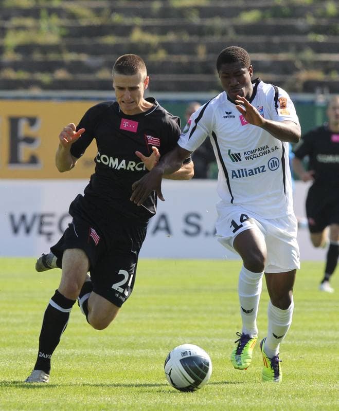 Football. T-Mobile Ekstraklasa. Gornik Zabrze - Cracovia Krakow. 24.09.2011
