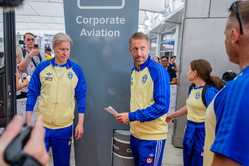 Football. World Cup 2026. Sweden. Arrival. 06.06.2026