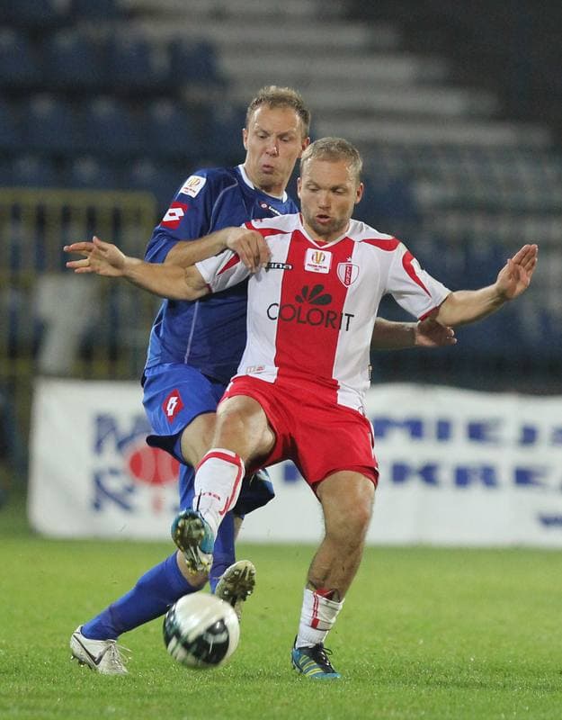 Football. Puchar Polski. Ruch Chorzow - LKS Lodz. 21.09.2011