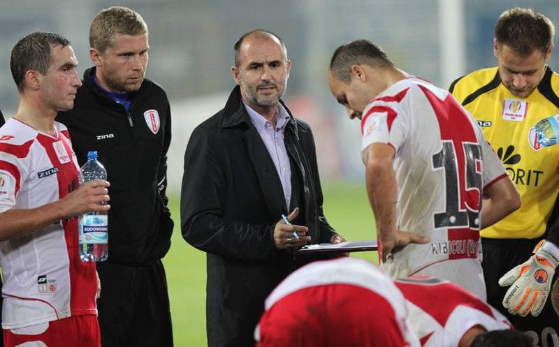 Football. Puchar Polski. Ruch Chorzow - LKS Lodz. 21.09.2011