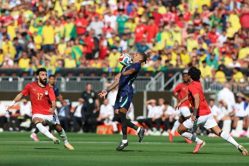 Football. International Friendly. Egypt - Brazil. 06.06.2026