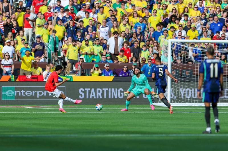 Football. International Friendly. Egypt - Brazil. 06.06.2026