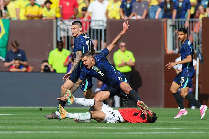 Football. International Friendly. Egypt - Brazil. 06.06.2026