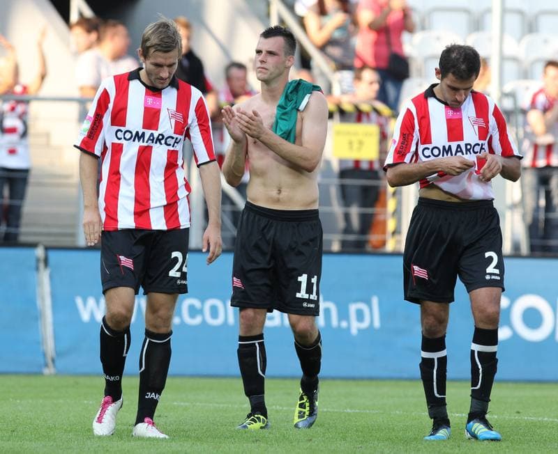 Football. T-Mobile Ekstraklasa. Cracovia Krakow - Slask Wroclaw. 18.09.2011
