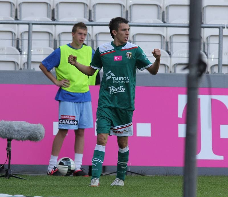 Football. T-Mobile Ekstraklasa. Cracovia Krakow - Slask Wroclaw. 18.09.2011