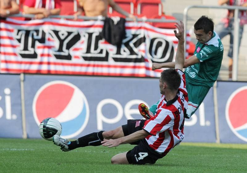 Football. T-Mobile Ekstraklasa. Cracovia Krakow - Slask Wroclaw. 18.09.2011